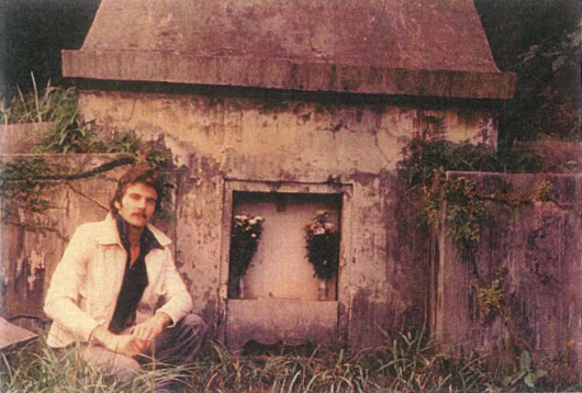 1976 Grave of Kanbun Uechi Sensei in Okinawa